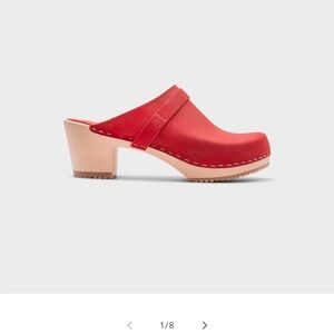 Sandgrens Dublin classic Red Women's Clogs size 40